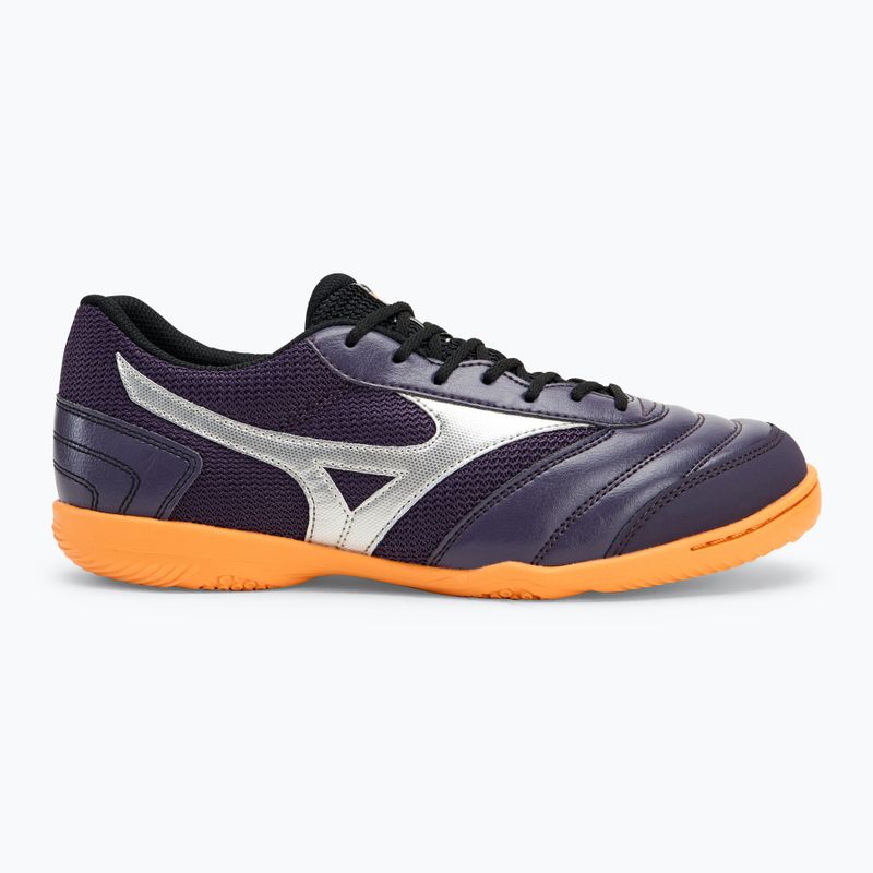 Încălțăminte de fotbal Mizuno MRL Sala Club In mysterioso/ silver 2