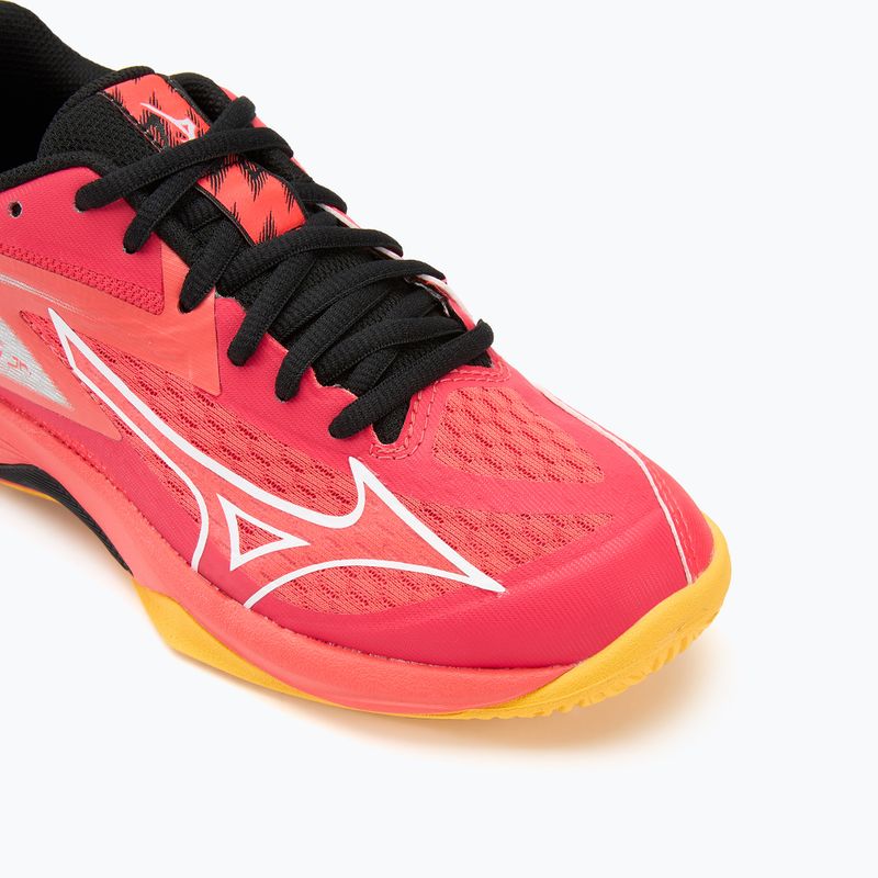 Încălțăminte de volei pentru copii Mizuno Lightning Star Z7 radiant red/white/carrot curl 7