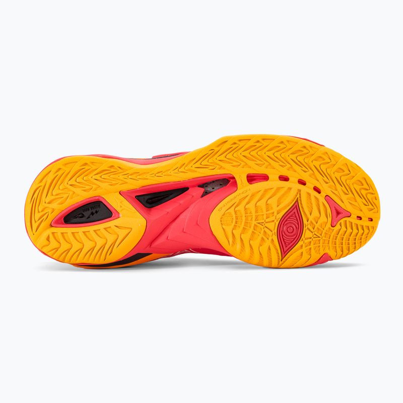 Încălțăminte de handbal pentru bărbați Mizuno Wave Mirage 5 radiant red/white/carrot curl 5