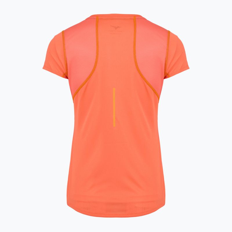 Tricou de alergare pentru femei Mizuno DryAeroFlow Tee nasturtium 2