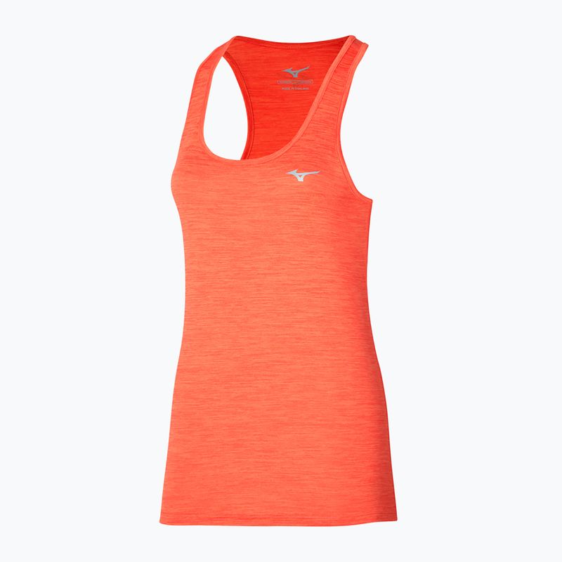 Tank top de alergare pentru femei Mizuno Impulse Core Tank nasturtium