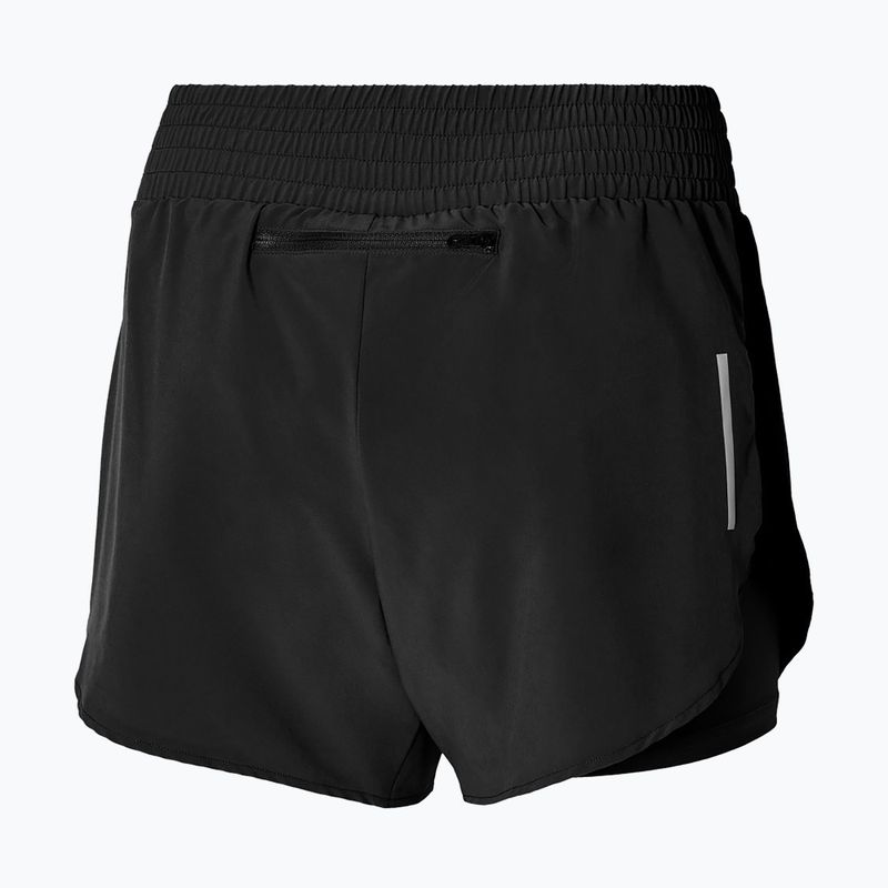 Pantaloni scurți de alergare pentru femei  Mizuno 2in1 4.5 black 2