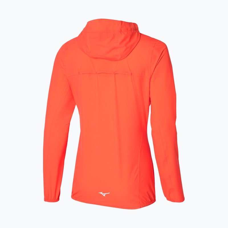 Geacă de alergare pentru femei Mizuno Waterproof 20K ER nasturtium 2