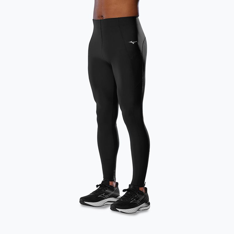 Colanți de alergare pentru bărbaț Mizuno Impulse Core Long Tight black