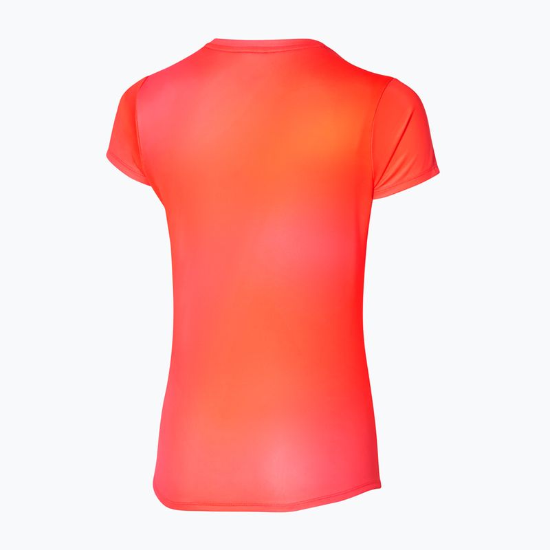 Tricou de alergare pentru femei Mizuno Impulse Core Graphic Tee nasturtium 2