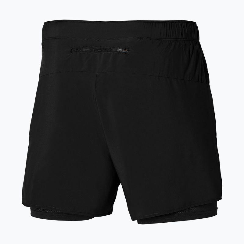 Pantaloni scurți de alergare pentru bărbați Mizuno Core 5.5" 2IN1 black 2