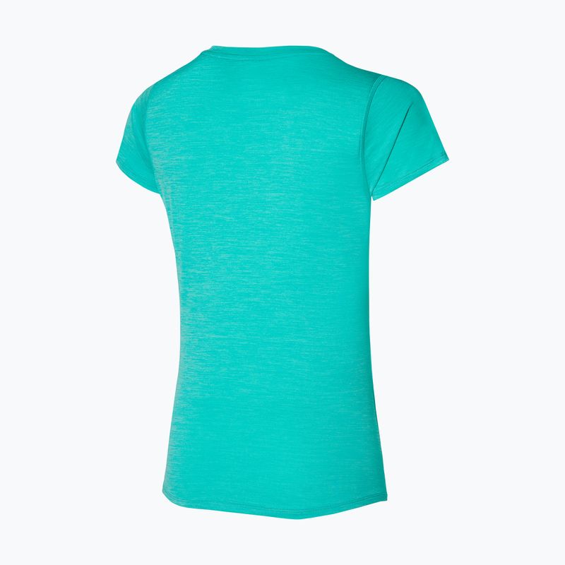 Tricou de alergare pentru femei Mizuno Impulse Core RB Tee blue turquoise 2