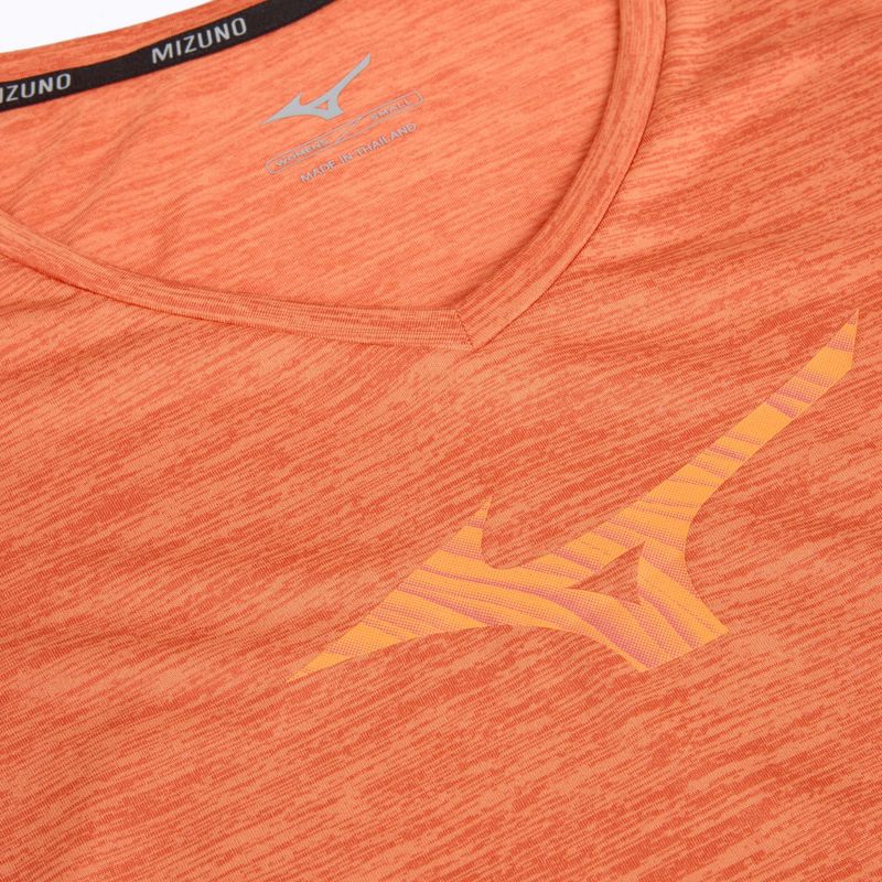 Tricou de alergare pentru femei Mizuno Impulse Core RB Tee nasturtuim 3