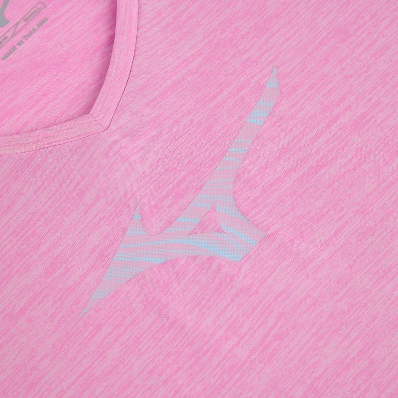 Tricou de alergare pentru femei Mizuno Impulse Core RB Tee lilac chiffon 5