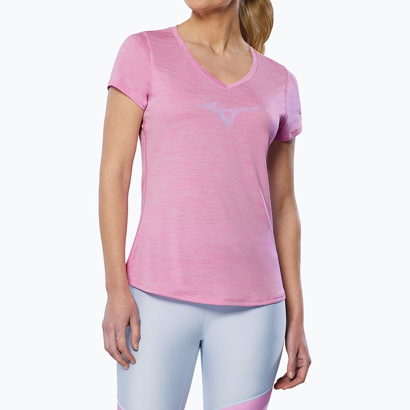 Tricou de alergare pentru femei Mizuno Impulse Core RB Tee lilac chiffon