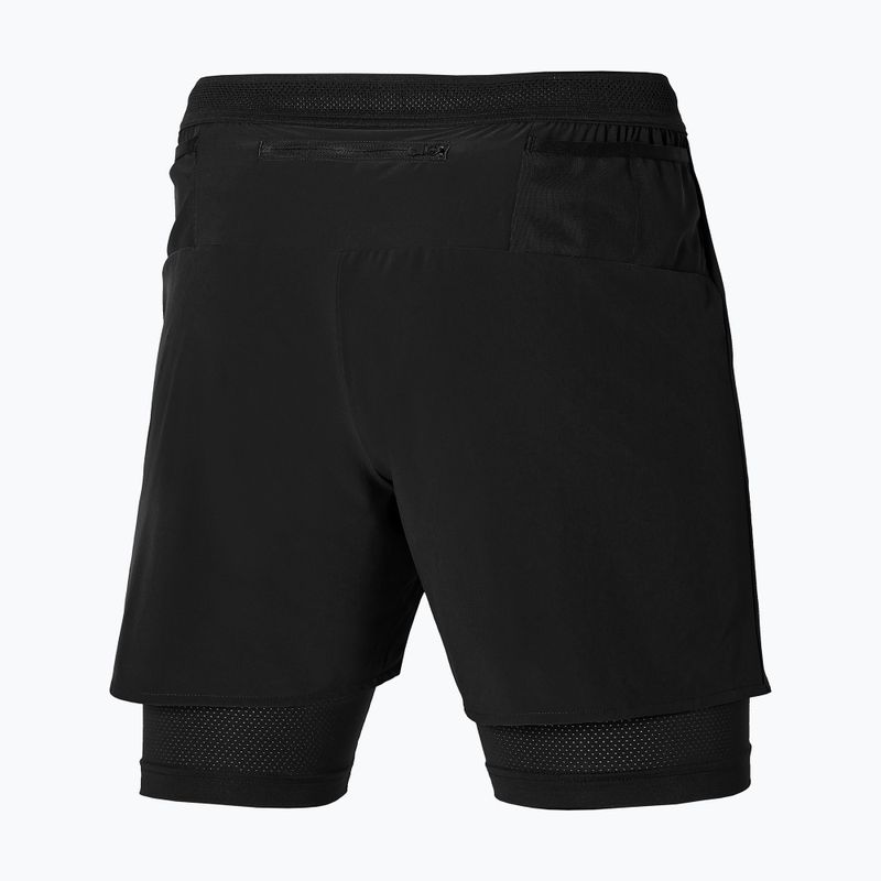Pantaloni scurți de alergare pentru bărbați Mizuno ER 5.5" 2IN1 black 2