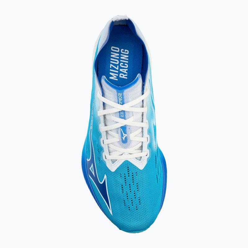 Încălțăminte de alergare pentru bărbați Mizuno Wave Rebellion Pro 2 river blue/mugen blue/white 5