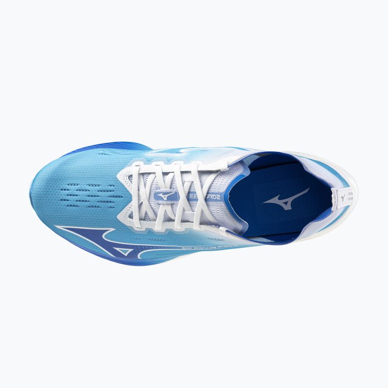 Încălțăminte de alergare pentru bărbați Mizuno Wave Rebellion Pro 2 river blue/mugen blue/white 12