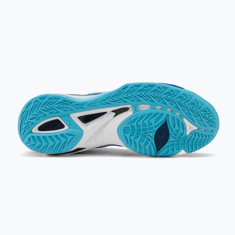 Încălțăminte de handbal pentru bărbați Mizuno Wave Mirage 5 mugen blue/white/estate blue 4