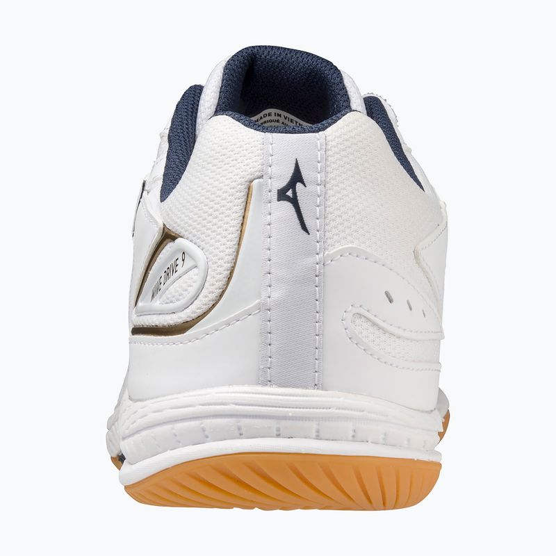 Mizuno Wave Drive 9 pantofi de tenis alb/dress blues/gold 3