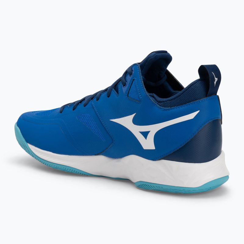 Încălțăminte de volei pentru femei Mizuno Wave Dimension Mid mugen blue/white/estate blue 3