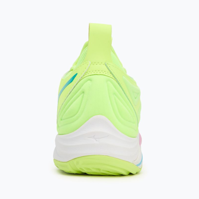 Încălțăminte de volei Mizuno Wave Momentum 3 neo lime/black/splish splash 6