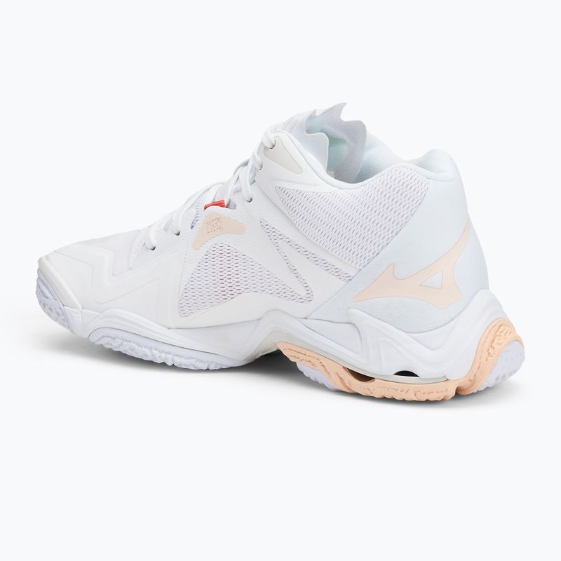 Încălțăminte de volei pentru femei Mizuno Wave Lightning Z8 Mid white/aleutian/cloud pink 3