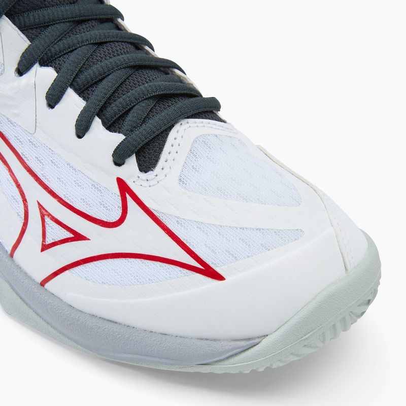 Încălțăminte de volei pentru bărbați Mizuno Thunder Blade Z Mid white/salsa/black 7