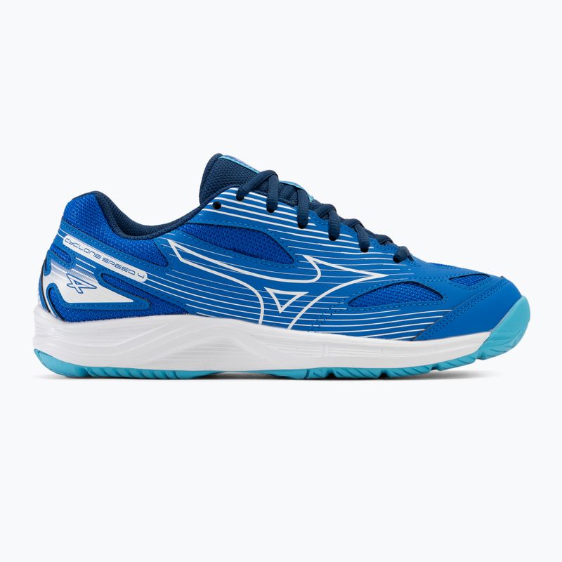 Încălțăminte de volei Mizuno Cyclone Speed 4 mugen blue/white/estate blue 2