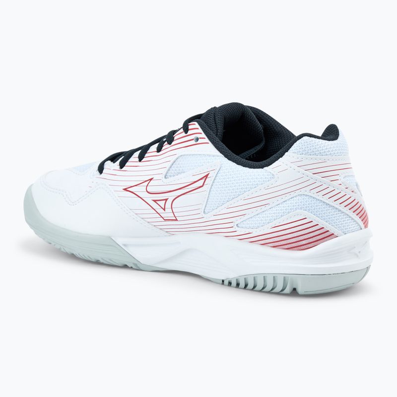 Încălțăminte de volei Mizuno Cyclone Speed 4 white/salsa/black 3