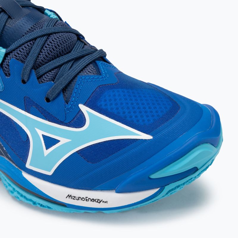 Încălțăminte de volei pentru bărbați Mizuno Wave Lightning Z8 Mid mugen blue/white/estate blue 7