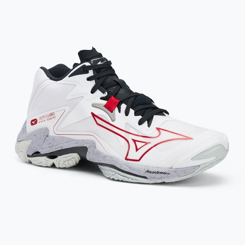 Încălțăminte de volei Mizuno Wave Lightning Z8 Mid white/salsa/black