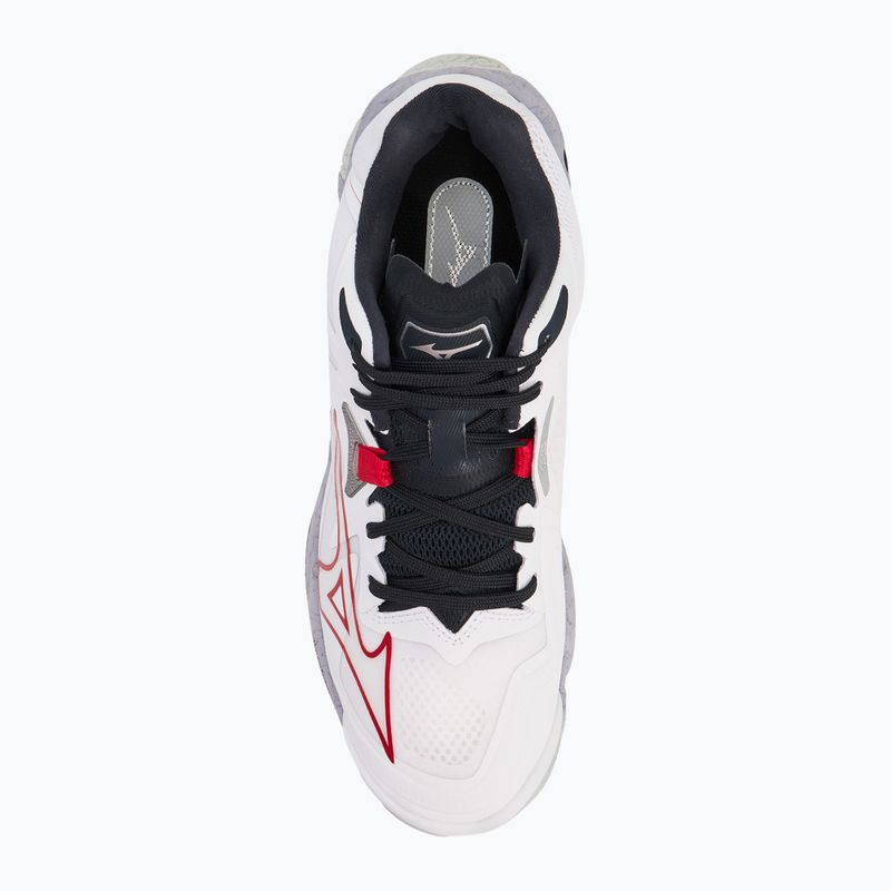 Încălțăminte de volei Mizuno Wave Lightning Z8 Mid white/salsa/black 5