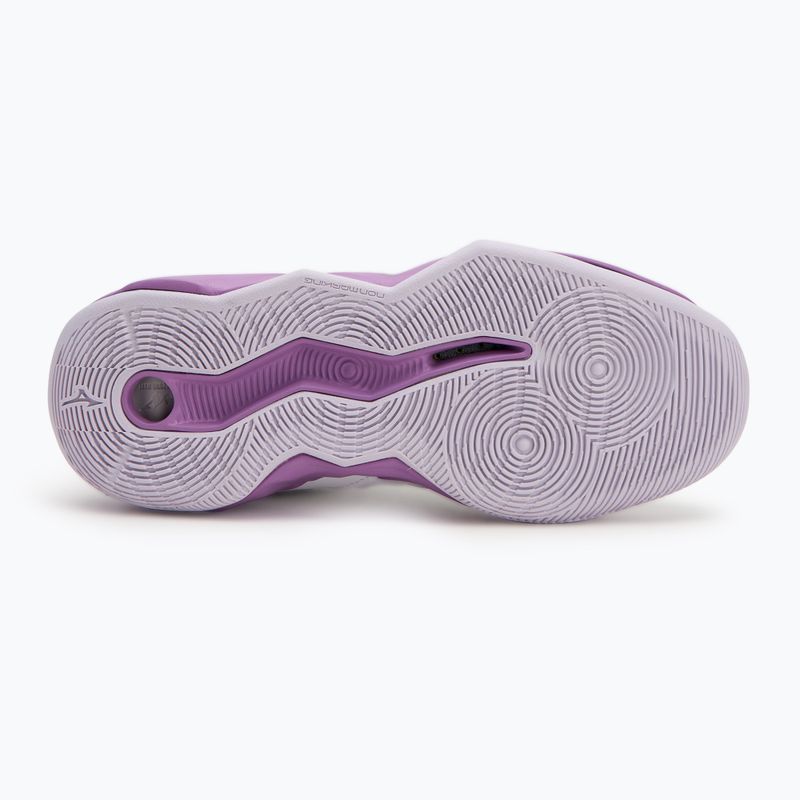 Încălțăminte de volei pentru femei Mizuno Wave Dimension white/patrician purple/quince 4