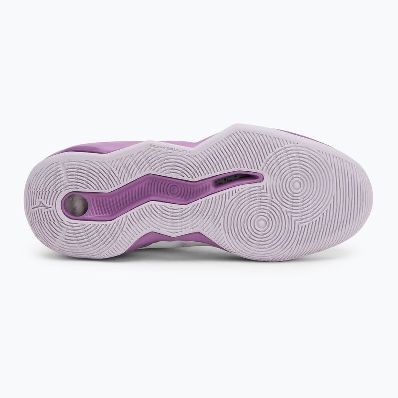 Încălțăminte de volei pentru femei Mizuno Wave Dimension Mid white/patrician purple/quince 4