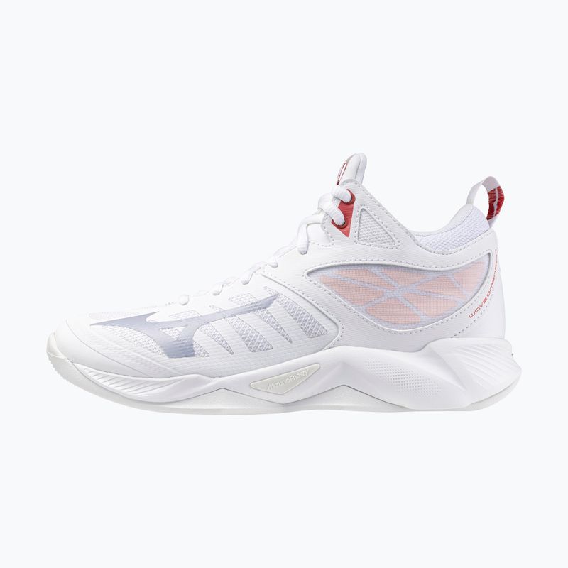 Încălțăminte de volei pentru femei Mizuno Wave Dimension white/aleutian/cloud pink