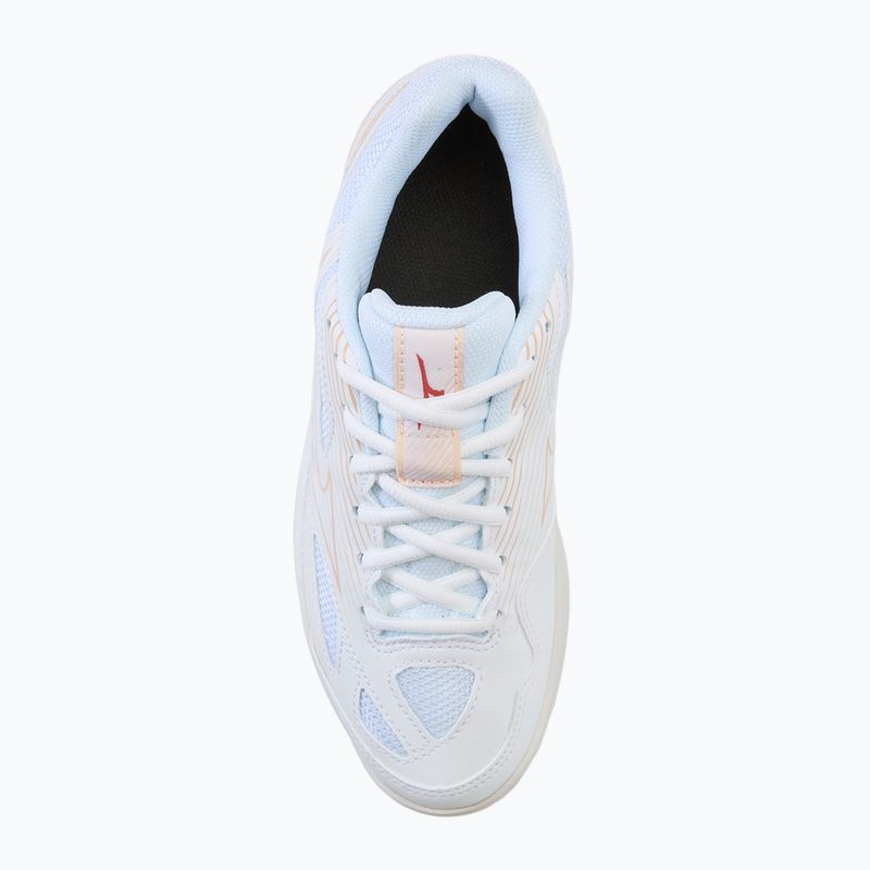 Încălțăminte de volei Mizuno Cyclone Speed 4 white/aleutian/cloud pink 5