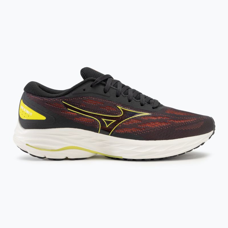 Încălțăminte de alergare pentru bărbați Mizuno Wave Ultima 15 black/evening primrose/spicy orange 2