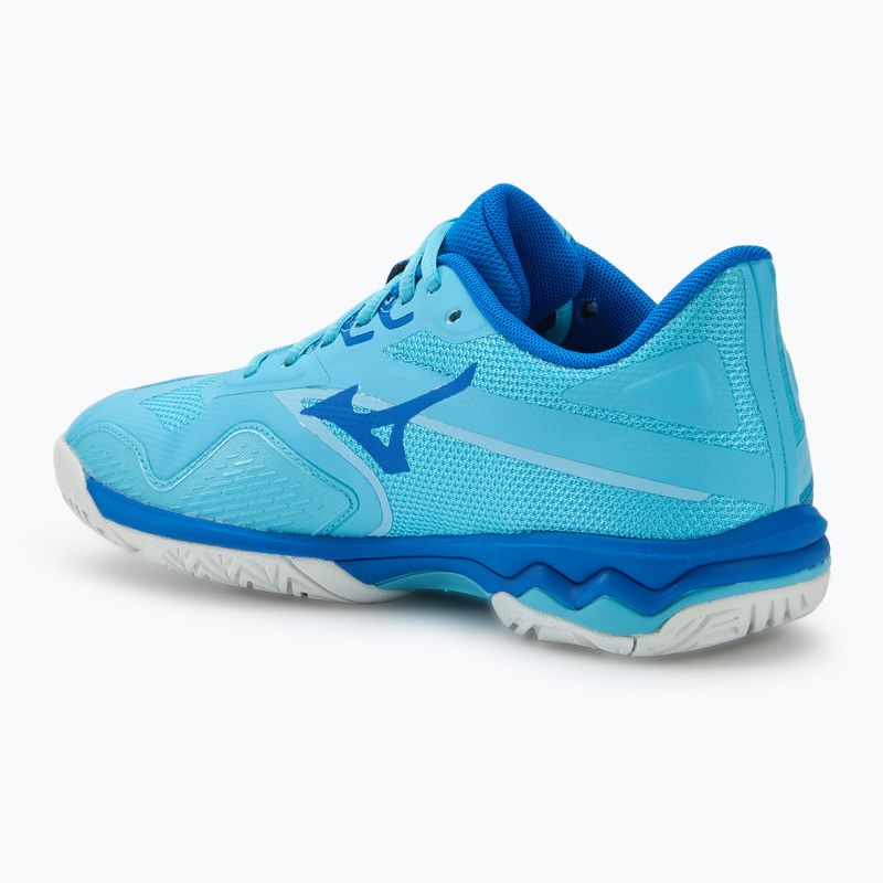 Încălțăminte de tenis pentru femei Mizuno Wave Exceed Light 2 AC river blue/white/mugen blue 3