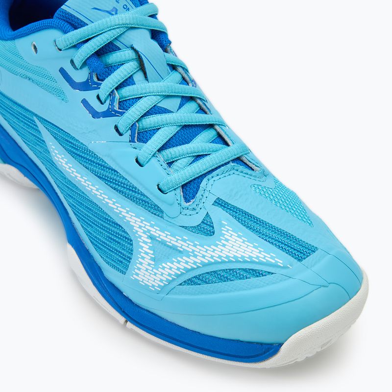 Încălțăminte de tenis pentru femei Mizuno Wave Exceed Light 2 AC river blue/white/mugen blue 7