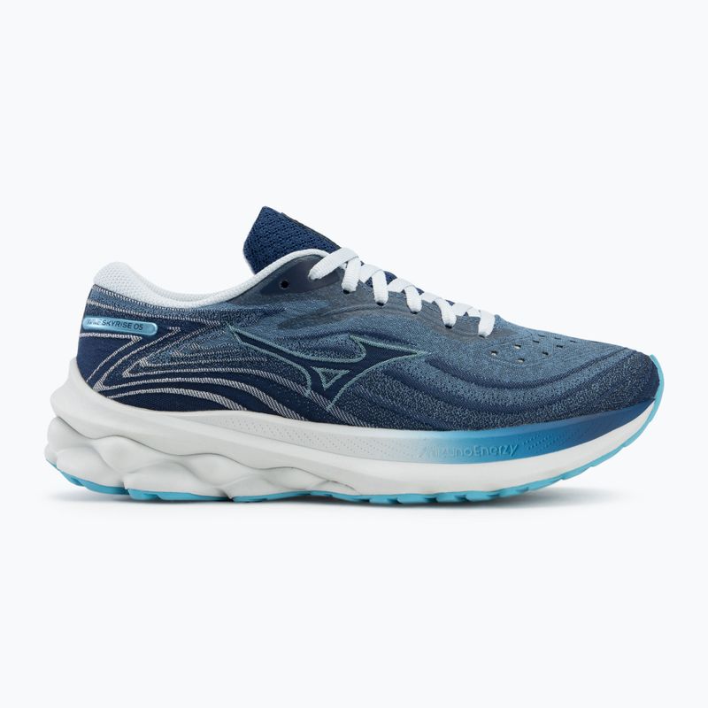 Încălțăminte de alergare pentru femei Mizuno Wave Skyrise 5 parisian blue/river blue/estate blue 2