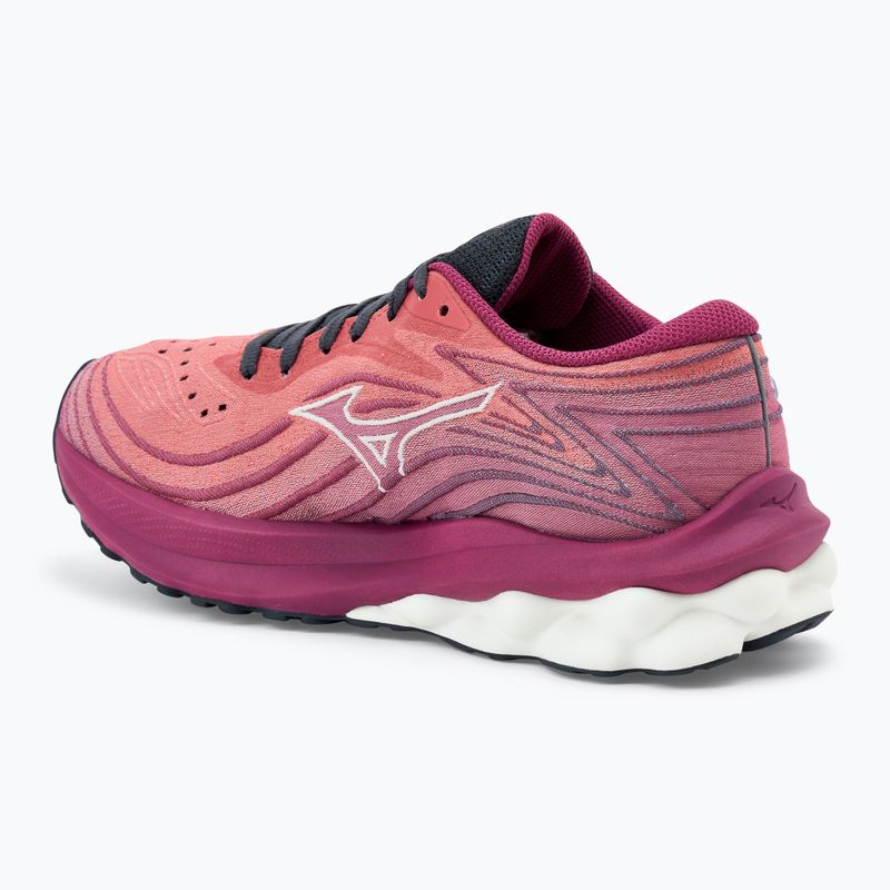 Încălțăminte de alergare pentru femei Mizuno Wave Skyrise 5 mineral red/white sand/violet quartz 3