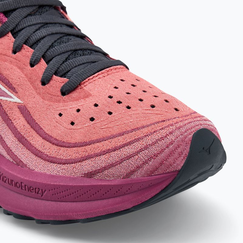 Încălțăminte de alergare pentru femei Mizuno Wave Skyrise 5 mineral red/white sand/violet quartz 7