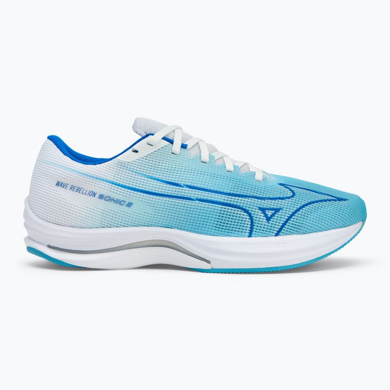 Încălțăminte de alergare pentru bărbați Mizuno Wave Rebellion Sonic 2 river blue/mugen blue/white 2