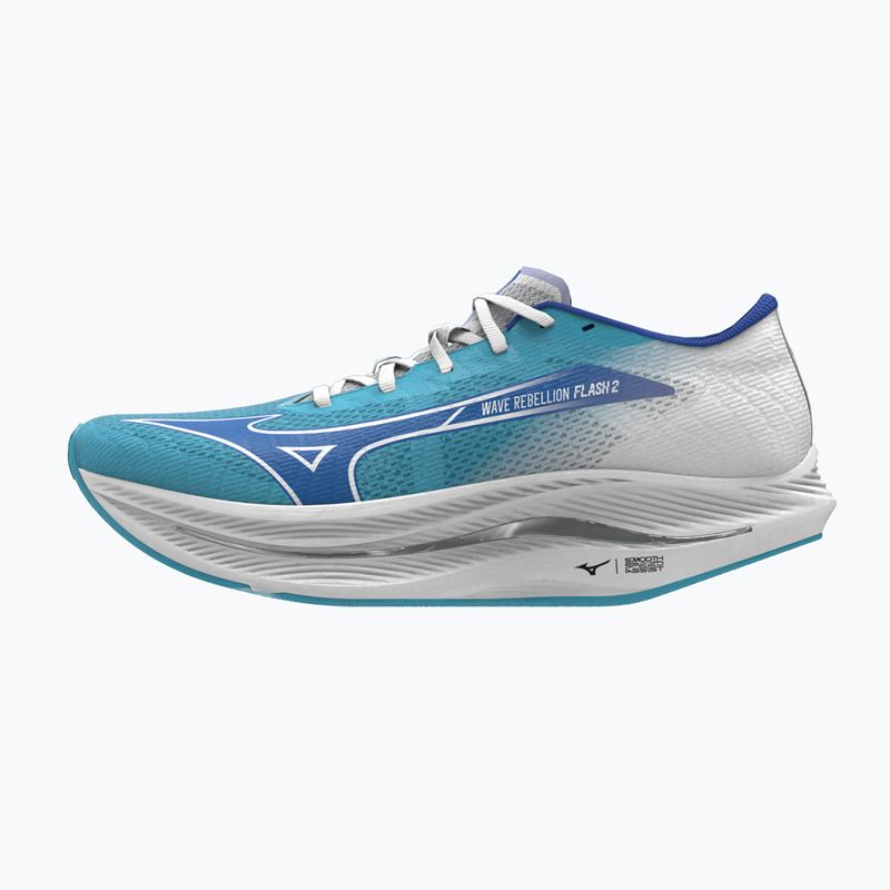 Încălțăminte de alergare pentru bărbați Mizuno Wave Rebellion Flash 2 river blue/ mugen blue/white 8