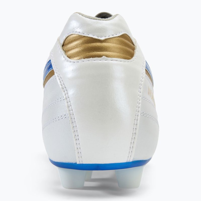 Încălțăminte de fotbal pentru bărbați Mizuno Morelia II Elite Md white/laser blue/gold 6