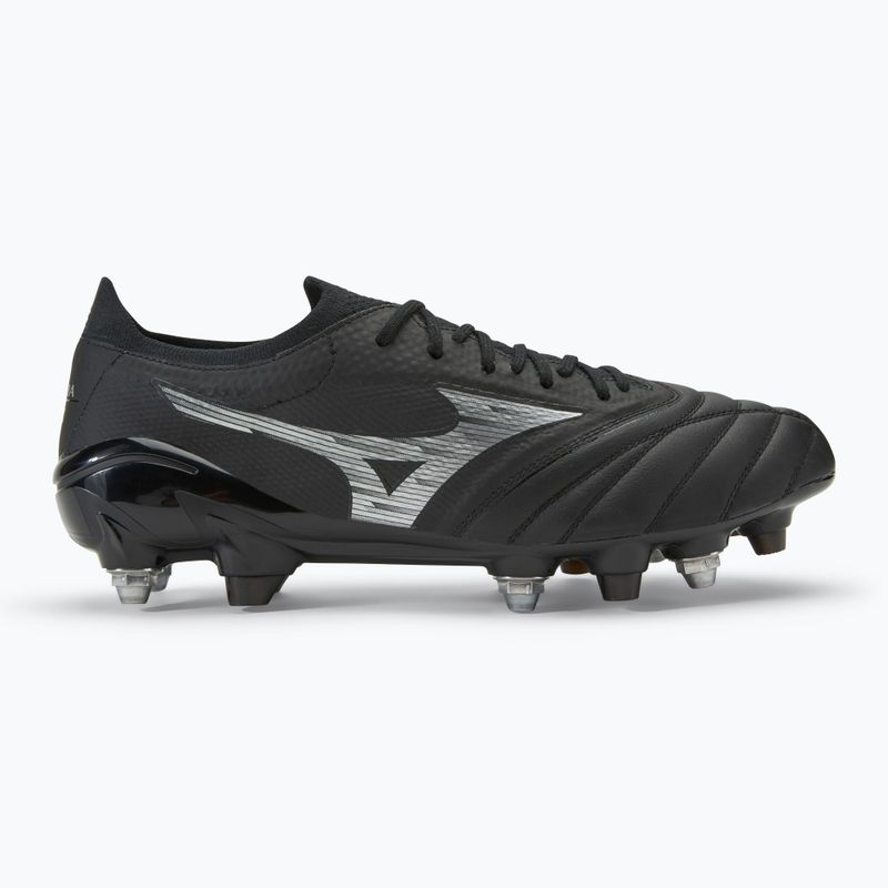 Încălțăminte de fotbal pentru bărbați Mizuno Morelia Neo IV β Elite MIX black/galaxy silver 2