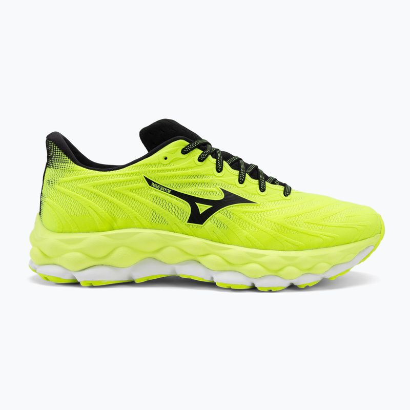 Încălțăminte de alergare pentru bărbați Mizuno Wave Sky 8 mizuno neo lime/black/white 2