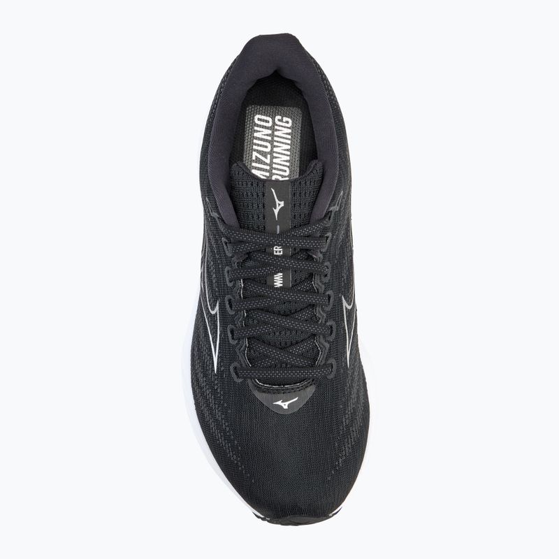 Încălțăminte de alergare pentru bărbați Mizuno Wave Rider 28 2E black/silver/ebony 5