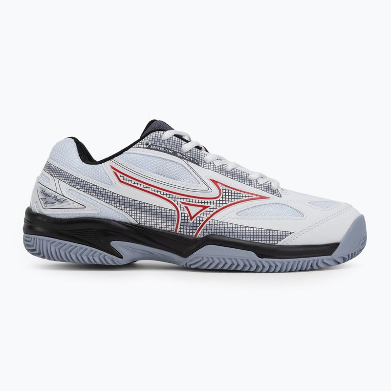 Încălțăminte de padel pentru bărbați Mizuno Break Shot 4 Padel white/salsa/aleutian 2