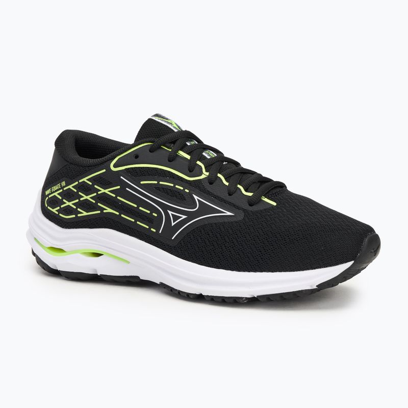 Încălțăminte de alergare pentru bărbați Mizuno Wave Equate 8 black/white/mizuno neo lime