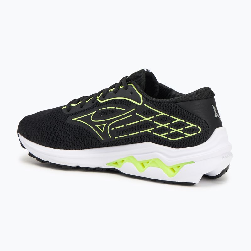 Încălțăminte de alergare pentru bărbați Mizuno Wave Equate 8 black/white/mizuno neo lime 3