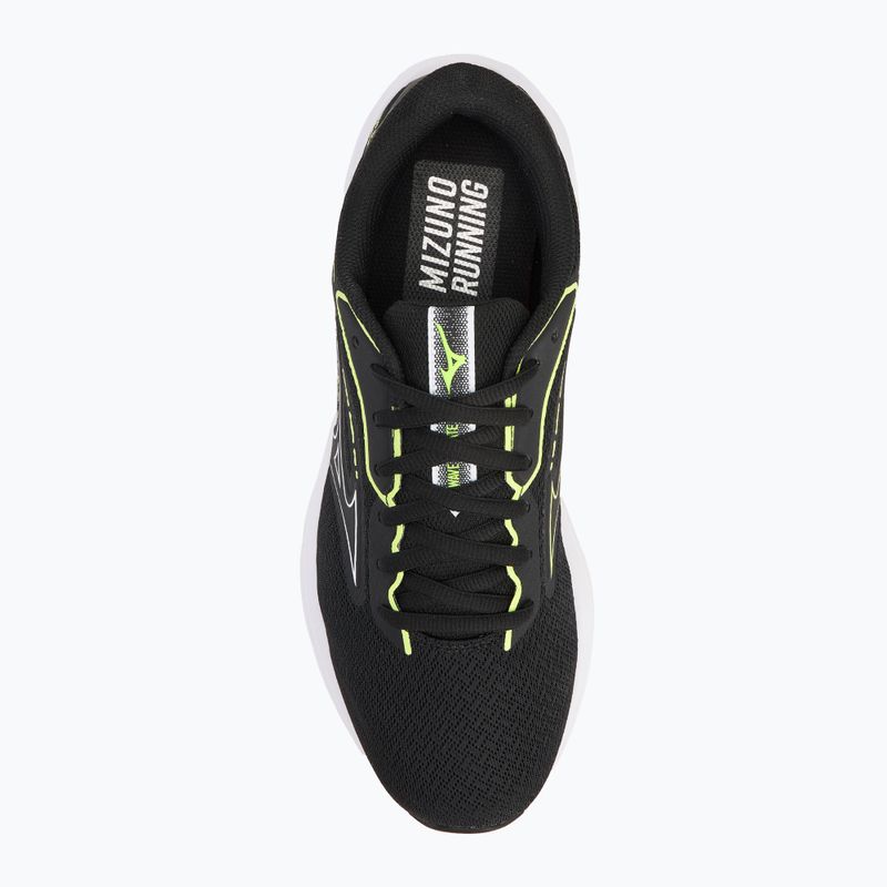 Încălțăminte de alergare pentru bărbați Mizuno Wave Equate 8 black/white/mizuno neo lime 5