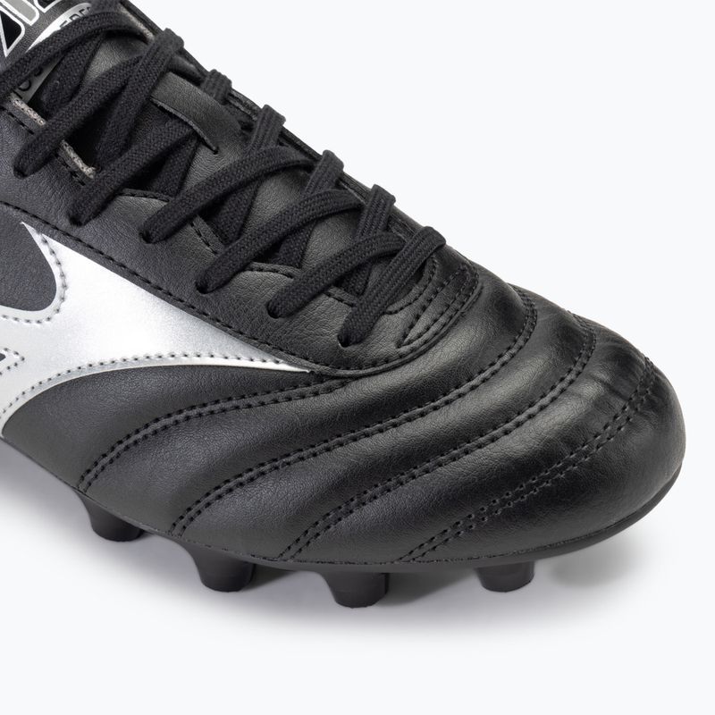 Încălțăminte de fotbal pentru bărbați  Mizuno Morelia II Club FG black/galaxy silver/dark shadow 7