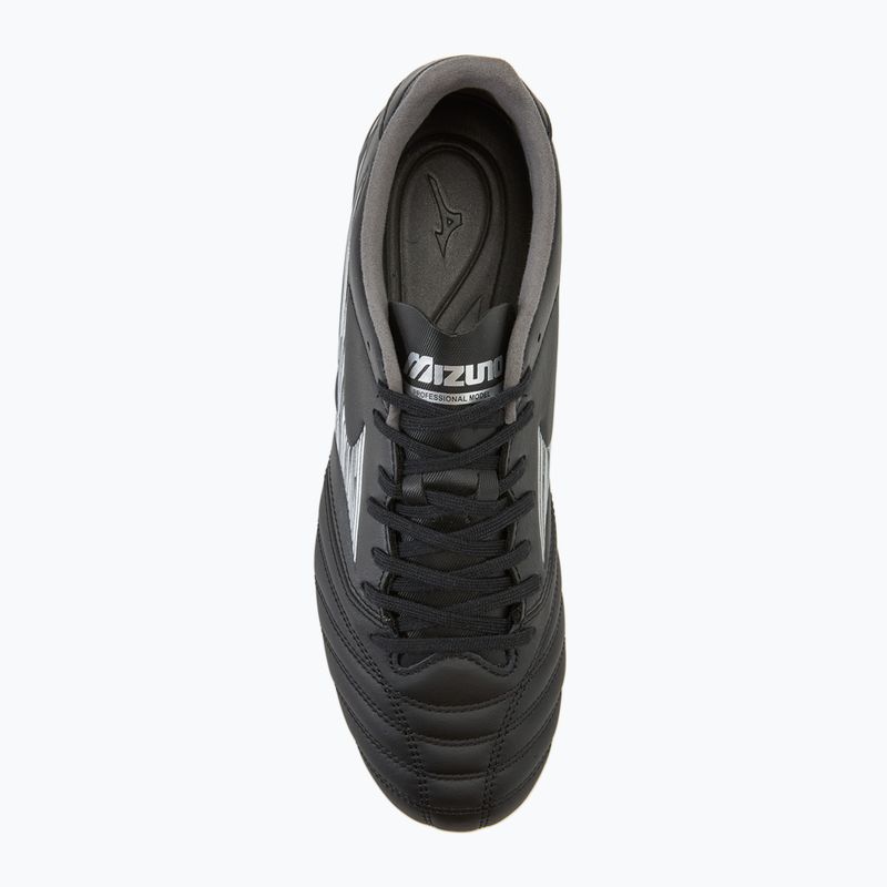 Încălțăminte de fotbal pentru bărbați  Mizuno Morelia Neo IV Pro AG black/galaxy silver 5